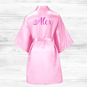 Personalized Satin Robe