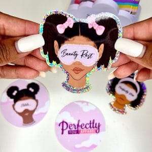 Beauty Rest Glitter Sticker