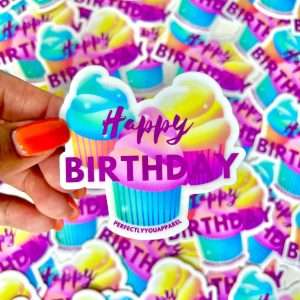 "Happy Birthday" Sticker