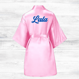 Personalized Satin Robe